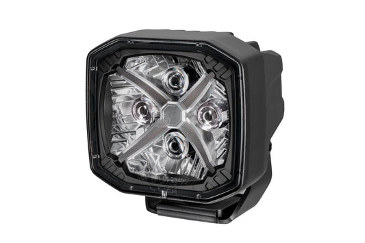 Hella X-TREME 2Pcs 3 Inch Spot Beam 5700LM Off Road Driving Pod Lights with Snap-On Stone Shields (XT-3S) 24V 12V for Trucks, Jeeps, ATV UTV SUV