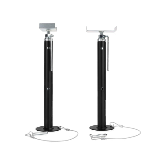 CAMCO 48866 Camco Eaz-Lift RV Slide Out Supports - Heavy-Duty Steel Support Jacks for Camper - Adjustable Height from 19" to 47" with Incremental Lock Positions - Supports Up to 5,000lbs Each - Set of 2 (48866)