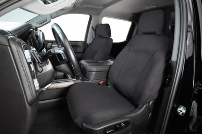 COVERCRAFT SS3437PCCH Covercraft - SS3437PCCH SeatSaver Front Row Custom Fit Seat Cover for Select Chevrolet Silverado 1500/GMC Sierra 1500 Models - Polycotton (Charcoal)