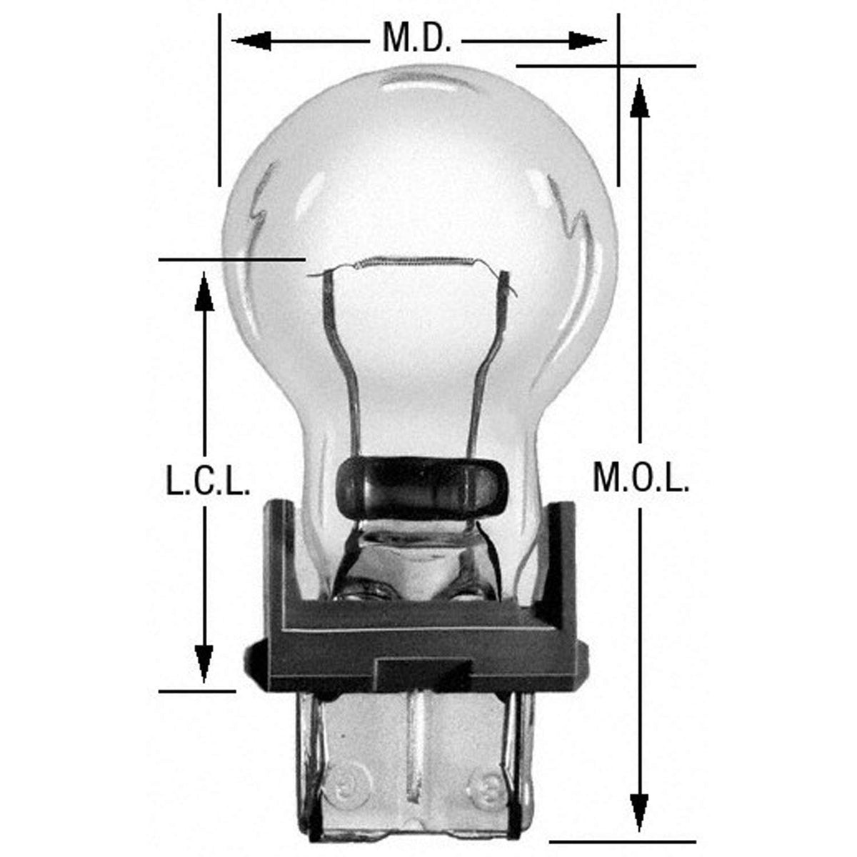 WAGNER 3156NA Wagner Lighting 3156NA Standard Multi-Purpose Light Bulb Box of 10