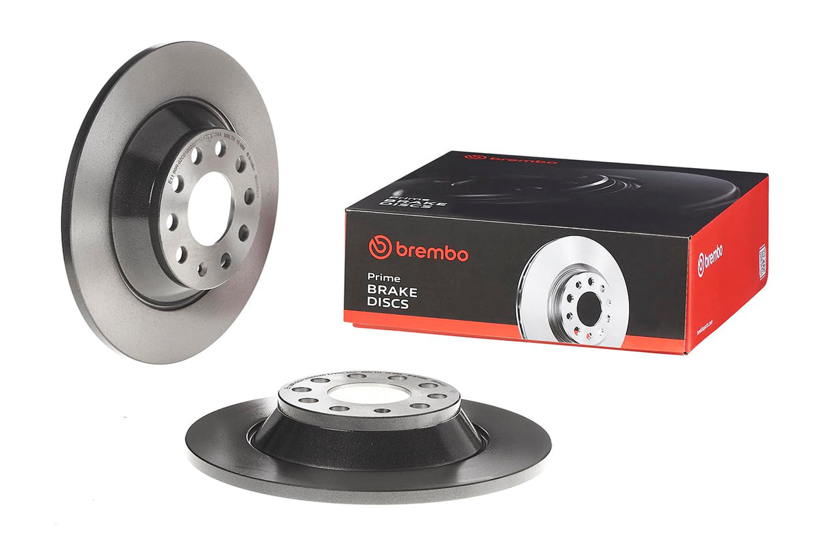 BREMBO 08884321C02 Brembo 08.8843.21 UV Coated solid Rear Brake Rotor AUDI/AUDI (FAW) OE# 4F0615601E
