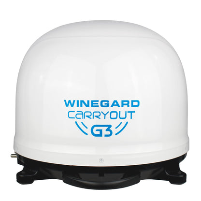 WINEGARD GM-9000 Winegard Carryout G3 GM-9000 Multi-Provider Satellite TV Antenna - White