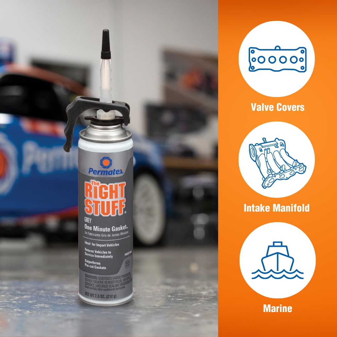 PERMATEX 85144 Permatex 85144 The Right Stuff Grey Gasket Maker, 7.5 oz.