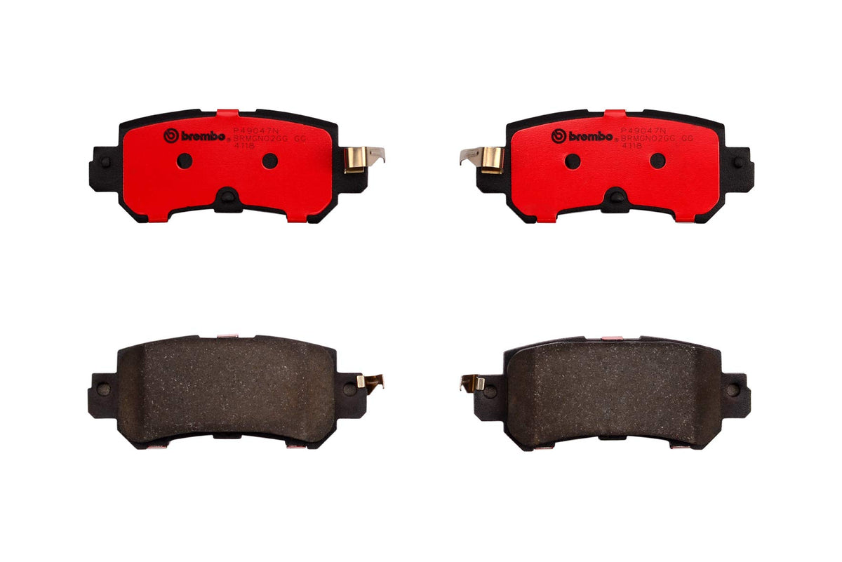 BREMBO P49047N Brembo P49047N Premium Ceramic Rear Disc Brake Pad Set MAZDA OE# K0Y12648ZC