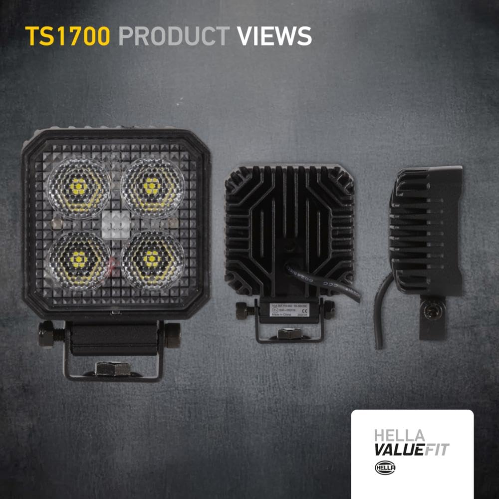 Hella 357110002 Worklight Valuefit Ts1700 Led Mv Cr Lt, Multi