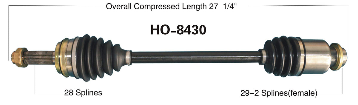 TRAKMOTIVE HO-8430 Trakmotive HO-8430 NEW CV AXLE