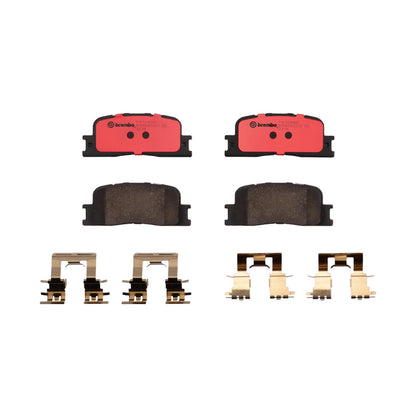 BREMBO P83088N Brembo P83088N Premium Ceramic Rear Disc Brake Pad Set CHERY/LEXUS/RELY/TOYOTA OE# 0446606010