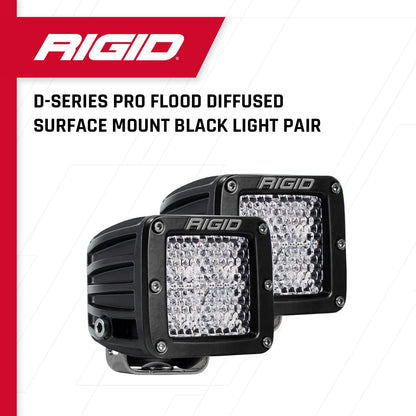 Rigid Industries 202513 RIGID INDUSTRIES D-Series PRO LED Light Pods Diffused, Pair