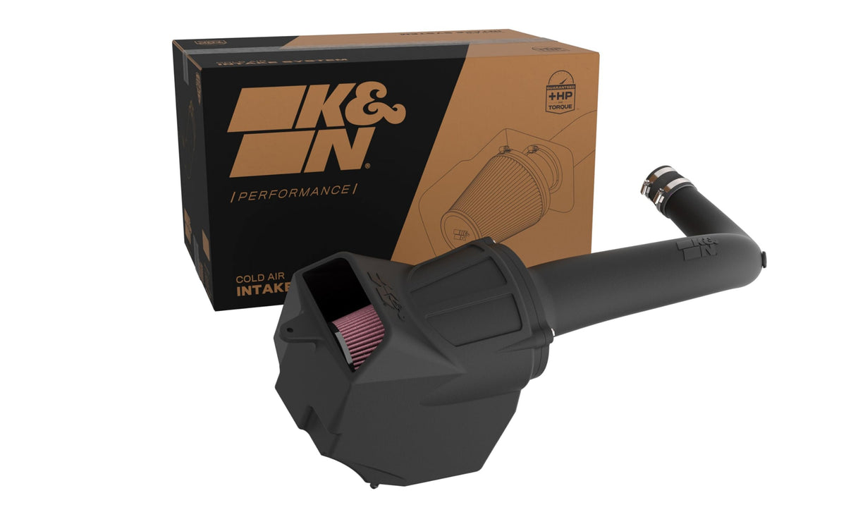 K&N FILTER 63-1597 K&N Cold Air Intake System: High-Flow Air Filter, Increase Performance & Towing: Compatible with 2024 Jeep: Wrangler, 63-1597