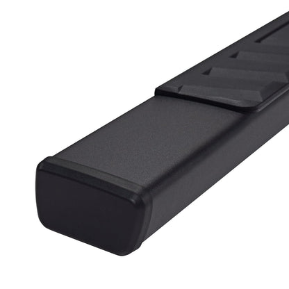 TRAILFX A4009B TrailFX Side Step Bars Fits 2015–2025 Chevrolet Colorado 4 Inch Trapezoid Straight Side Steps with Step Pads Black Matte Powder-Coated Steel Rocker Panel Mount Set of 2 TrailFX A4009B
