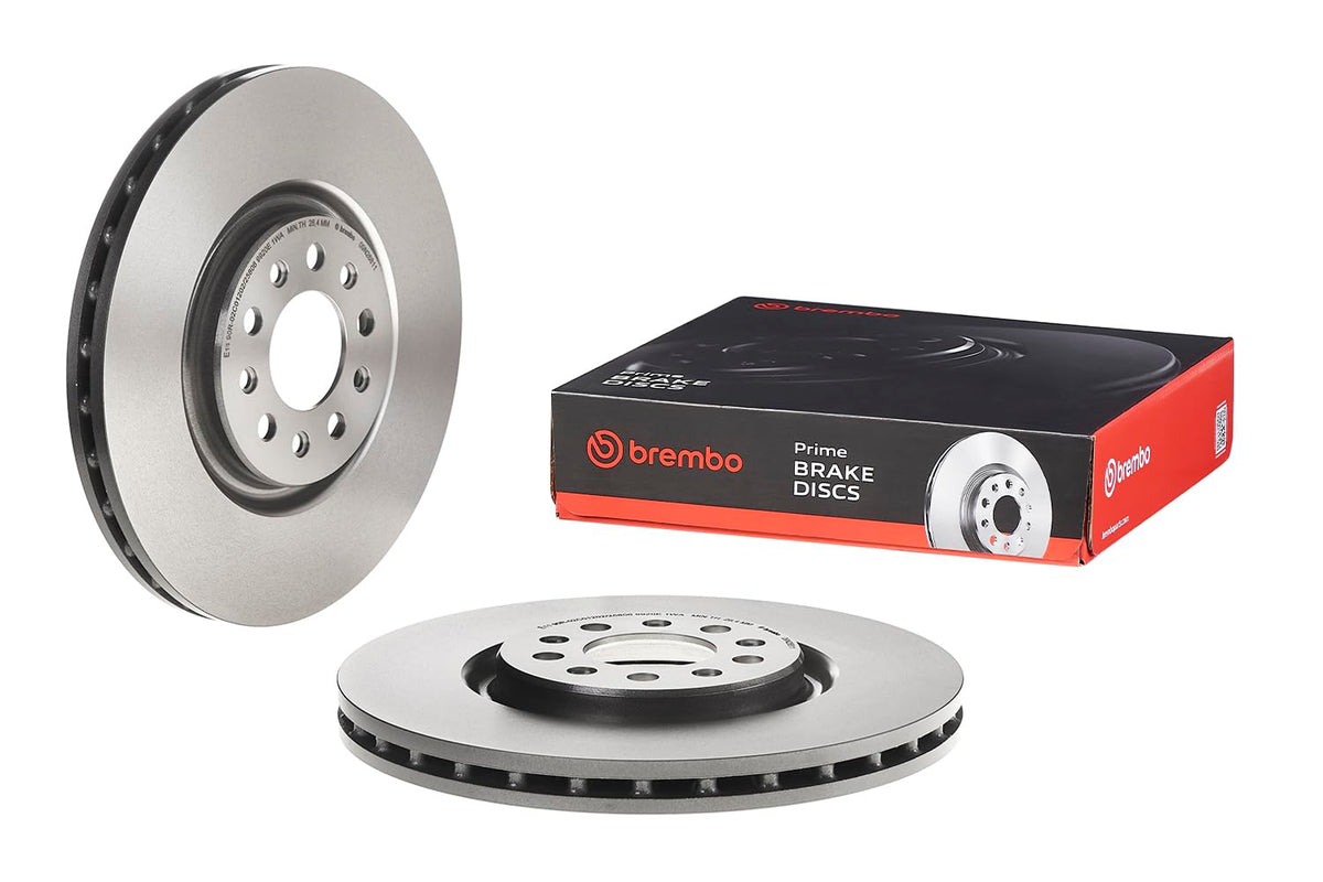BREMBO 09N26811C02 Brembo 09.N268.11 UV Coated Pillar Vented Brake Rotor CHRYSLER/JEEP/JEEP (GAC FCA) OE# 4779884AA