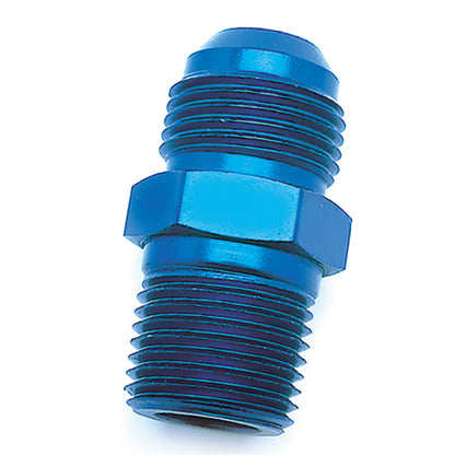 SPEEDFX 561216 SPEEDFX Adapter Fitting 561216, Straight, Flare To Pipe Adapter, 12AN x 1/2 NPTF, Anodized, Blue, Aluminum, Single