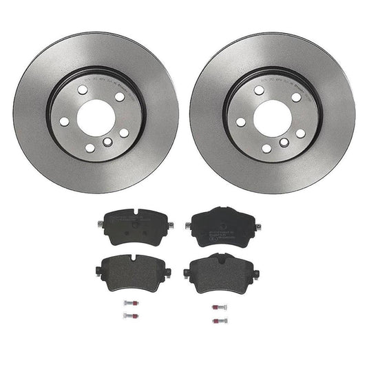 BREMBO KT04366 Brembo KT Series Premium Brake Kit (KT04366) for Mini Cooper 2014-2015, Cooper 2018-2018, Cooper 2020-2020, Cooper Clubman 2016-2018 | High-Performance Brake Pads & Rotors | Direct OE Replacement