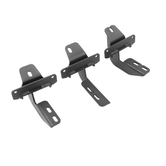 GO RHINO 6941295 RealTruck RB10 / RB20 Brackets | Mild Steel, Textured Black | 6941295 | Fits 2021-2026 Ford Bronco 2-Door or 4-Door (Excludes Bronco Sport)