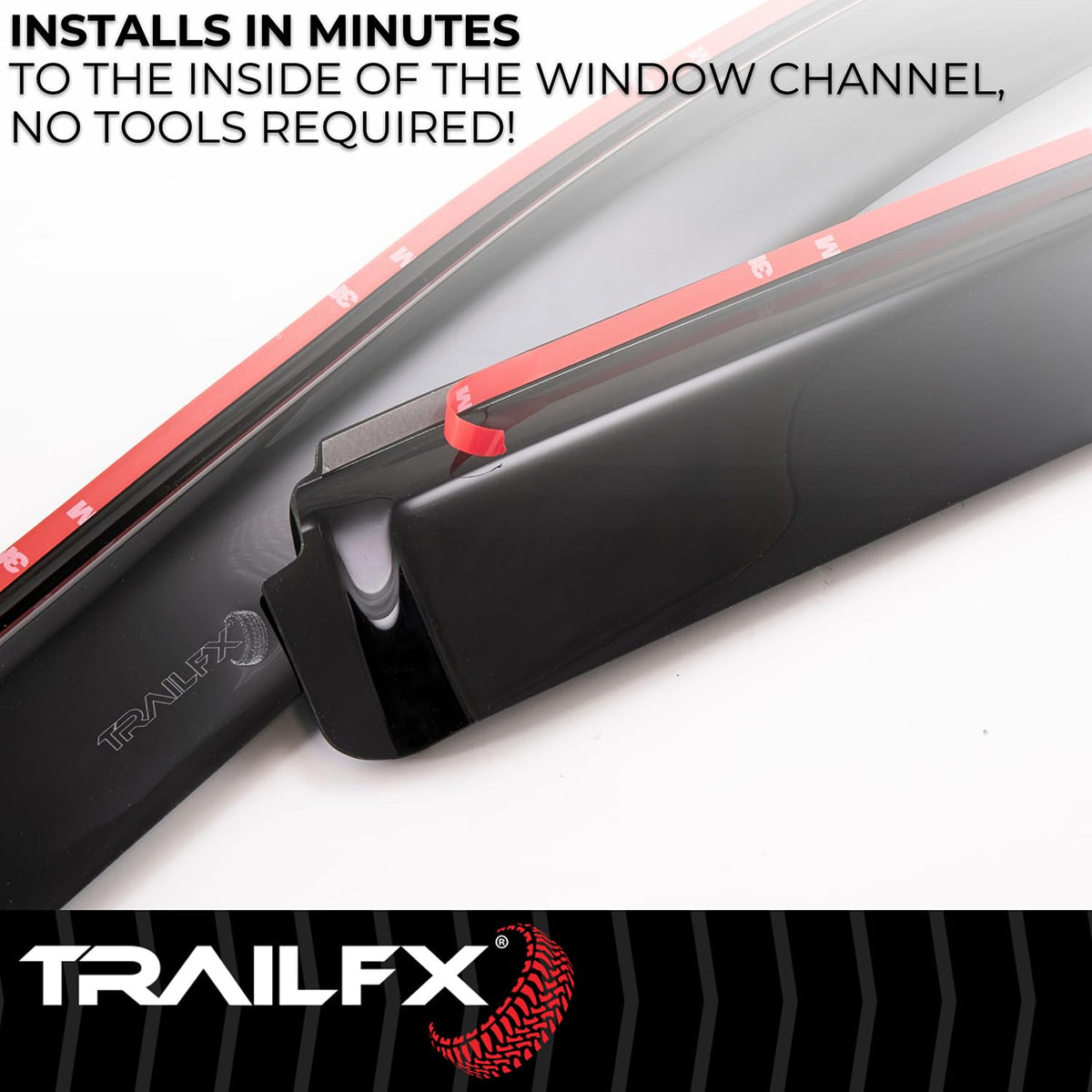 TrailFX 4101IC Window Rainguards