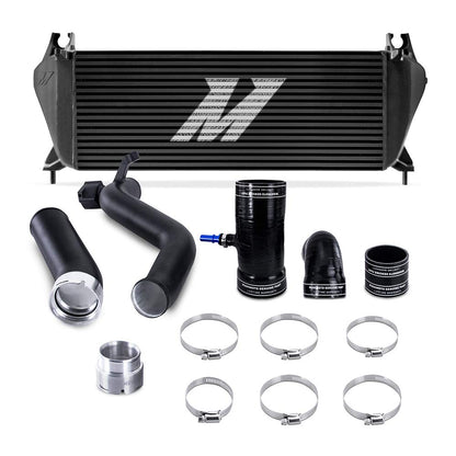 MISHIMOTO MMINT-RGR-19KBKBK Mishimoto MMINT-RGR-19KBKBK Performance Intercooler Kit, Compatible With Ford Ranger 2.3L EcoBoost 2019+, Black Intercooler, Black Pipes