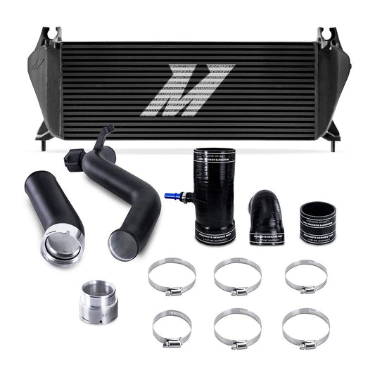 MISHIMOTO MMINT-RGR-19KBKBK Mishimoto MMINT-RGR-19KBKBK Performance Intercooler Kit, Compatible With Ford Ranger 2.3L EcoBoost 2019+, Black Intercooler, Black Pipes