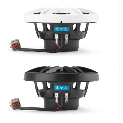 CLARION 010-03046-00 Clarion CMS-651RGB-SWB 6.5-inch Coaxial Marine Speakers with Built-in RGB Illumination 30W RMS Power handling 1/2-inch (13 mm) Polymer Dome Tweeter Includes White & Black Sport Grilles