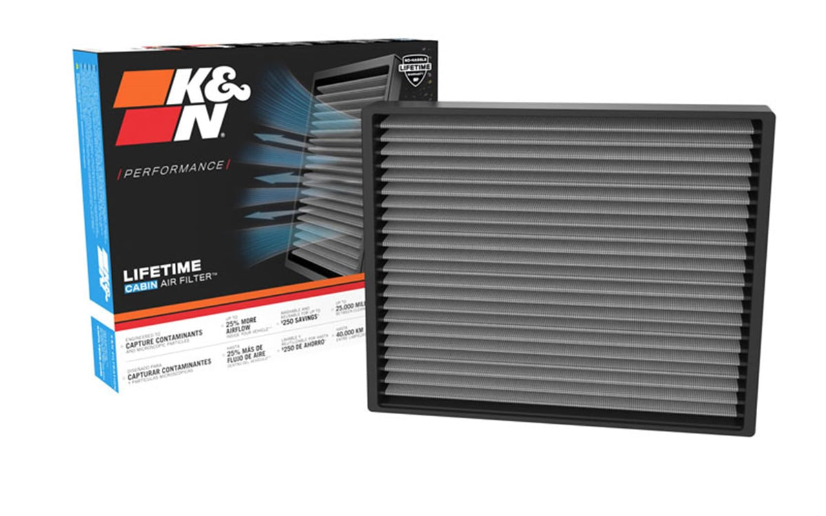K&N FILTER VF2078 K&N LIFETIME Cabin Air Filter: Washable, Clean Air for your Cabin, VF2078