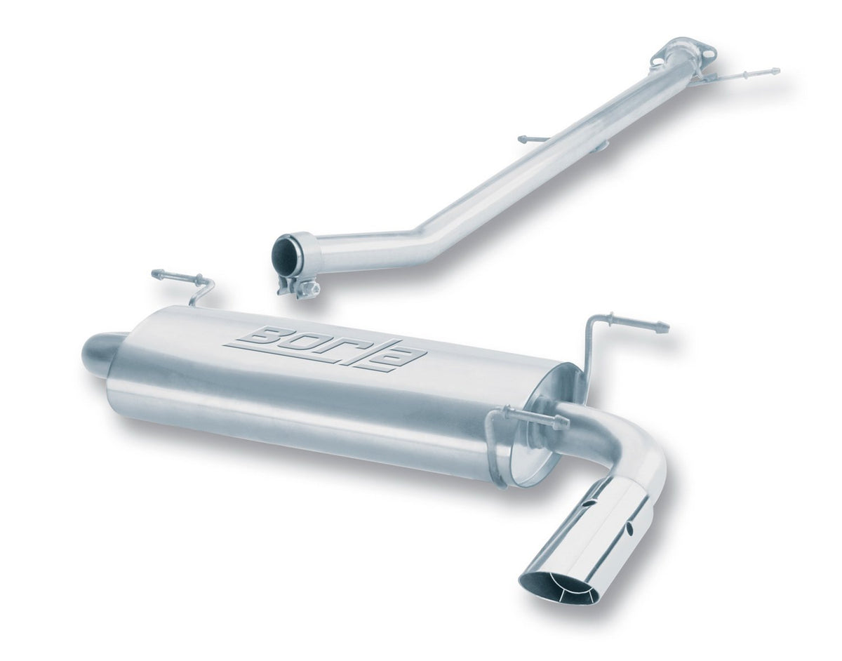 BORLA 14411 BORLA 14411 Cat-Back Performance Exhaust System for 1990-1997 Mazda Miata MX-5 NA 1.6L/ 1.8L 4 Cyl. Automatic/Manual Transmission Rear Wheel Drive 2 Door.