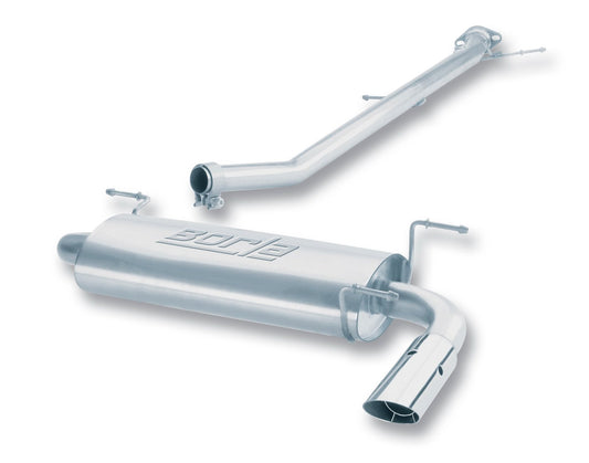 BORLA 14411 BORLA 14411 Cat-Back Performance Exhaust System for 1990-1997 Mazda Miata MX-5 NA 1.6L/ 1.8L 4 Cyl. Automatic/Manual Transmission Rear Wheel Drive 2 Door.