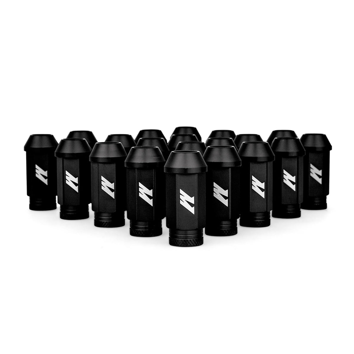 MISHIMOTO MMLG-15-20LBK Mishimoto Aluminum Locking Black Lug Nuts Set, M12x1.5, 20 Pieces