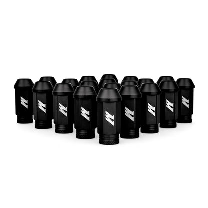 MISHIMOTO MMLG-15-20LBK Mishimoto Aluminum Locking Black Lug Nuts Set, M12x1.5, 20 Pieces