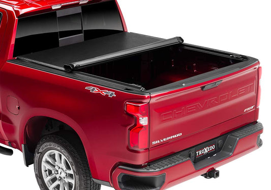 TRUXEDO 773001 RealTruck TruXedo Deuce Hybrid Truck Bed Tonneau Cover | 773001 | Fits 2019-2024 Chevy/GMC Silverado/Sierra, Works w/MultiPro/Flex Tailgate (Will not fit Carbon Pro Bed) 5' 10" Bed (69.9")