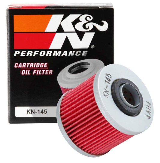 K&N FILTER KN-145 K&N Motorcycle Oil Filter: High Performance, Premium, KN-145
