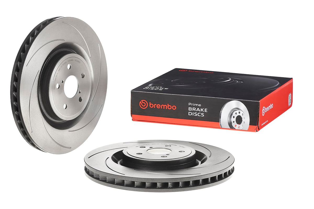 Brembo 09.C266.21 UV Coated vented Slotted Brake Rotor LEXUS OE#
