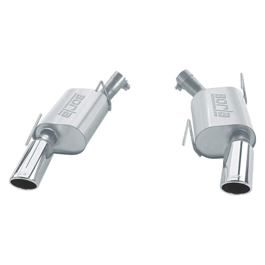 BORLA 11752 BORLA 11752 Axle-Back Performance Exhaust System for 2005-2009 Ford Mustang GT 4.6L V8/ 2007-2009 Ford Mustang Shelby GT500 5.4L V8 Supercharged Automatic/Manual Transmission Coupe/Convertible.