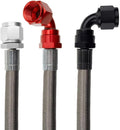 Redhorse Performance 303-06-20 Conductive Core PTFE Hose (Stainless Steel Cover), 1 Pack