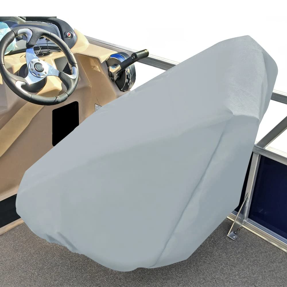 CARVER 61061F-10 Carver by Covercraft 61061P-10 Carver Performance Poly-Guard Captain&39;s Chair Cover - Grey