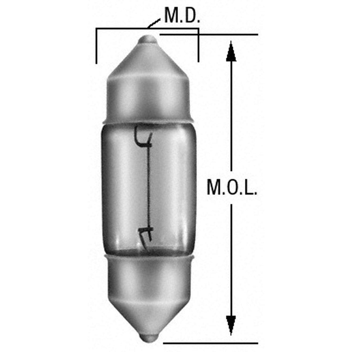 WAGNER 12100 Wagner Lighting 12100 Standard Multi-Purpose Light Bulb Box of 10