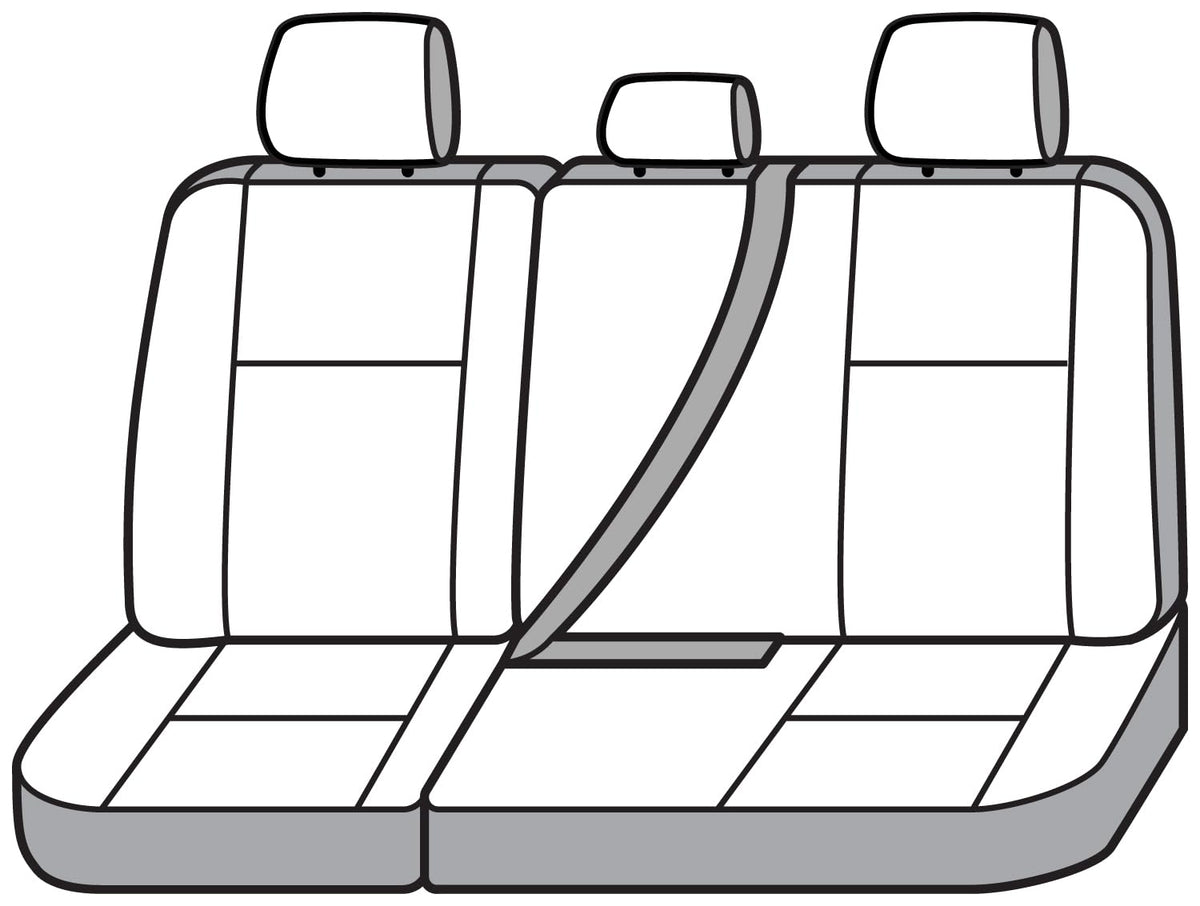 COVERCRAFT SS8462PCGY Covercraft SeatSaver Second Row Polycotton Grey Grey SS8462PCGY