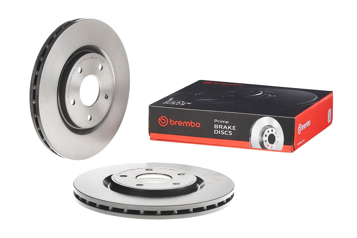 BREMBO 09N24811C02 Brembo 09.N248.11 UV Coated Pillar Vented Front Brake Rotor CHRYSLER/DODGE/FIAT/LANCIA/VW OE# 68227781AA