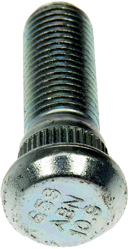 DORMAN 610-659 Dorman 610-659 M12-1.50 Serrated Wheel Stud - 14.22 mm Knurl, 45.54 mm Length Compatible with Select Toyota Models, 10 Pack (Made in USA)