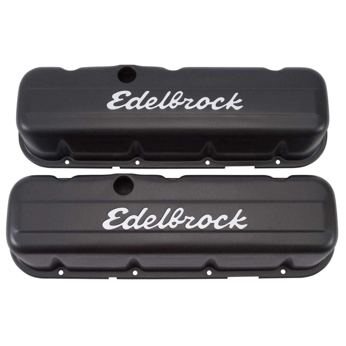EDELBROCK 4683 Edelbrock 4683 Signature Series Valve Cover Tall Profile Black Signature Series Valve Cover
