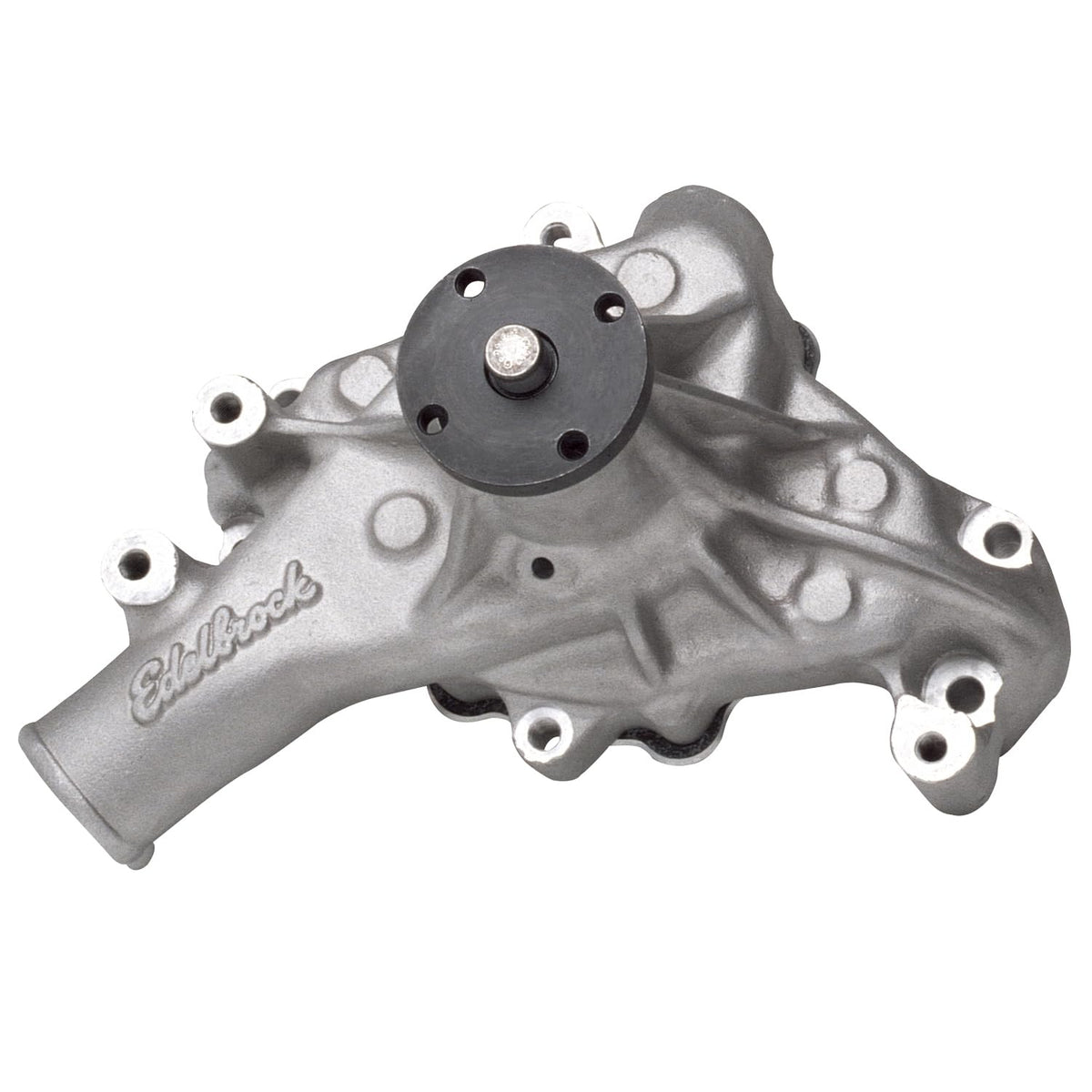 EDELBROCK 88110 Edelbrock Water Pump, Mechanical, Victor Series, 5/8 in Pilot, Long Design, Aluminum, Natural, compatible with Small Block Chevy, Each