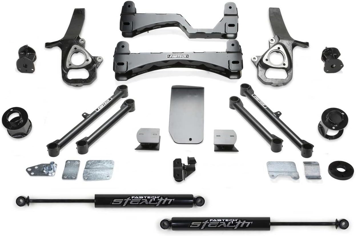 Fabtech K3086M Basic Lift System w/Shocks 6 in. Lift Basic Lift System w/Shocks