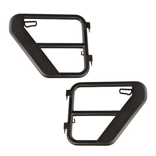 RUGGED RIDGE 11509.14 Rugged Ridge Fortis Tube Doors for Jeep Wrangler/Gladiator – Rear – 11509.14 – Fits 2018-2025 Jeep Wrangler JL; 2020-2025 Jeep Gladiator JT