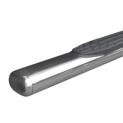 GO RHINO 104404687PS Go Rhino 4" Oval 1000 Series Sidesteps & Brackets | Stainless Steel, Polished | 104404687PS | Fits 2007-2019 Chevrolet Silverado & GMC Sierra Crew Cab (See Description)