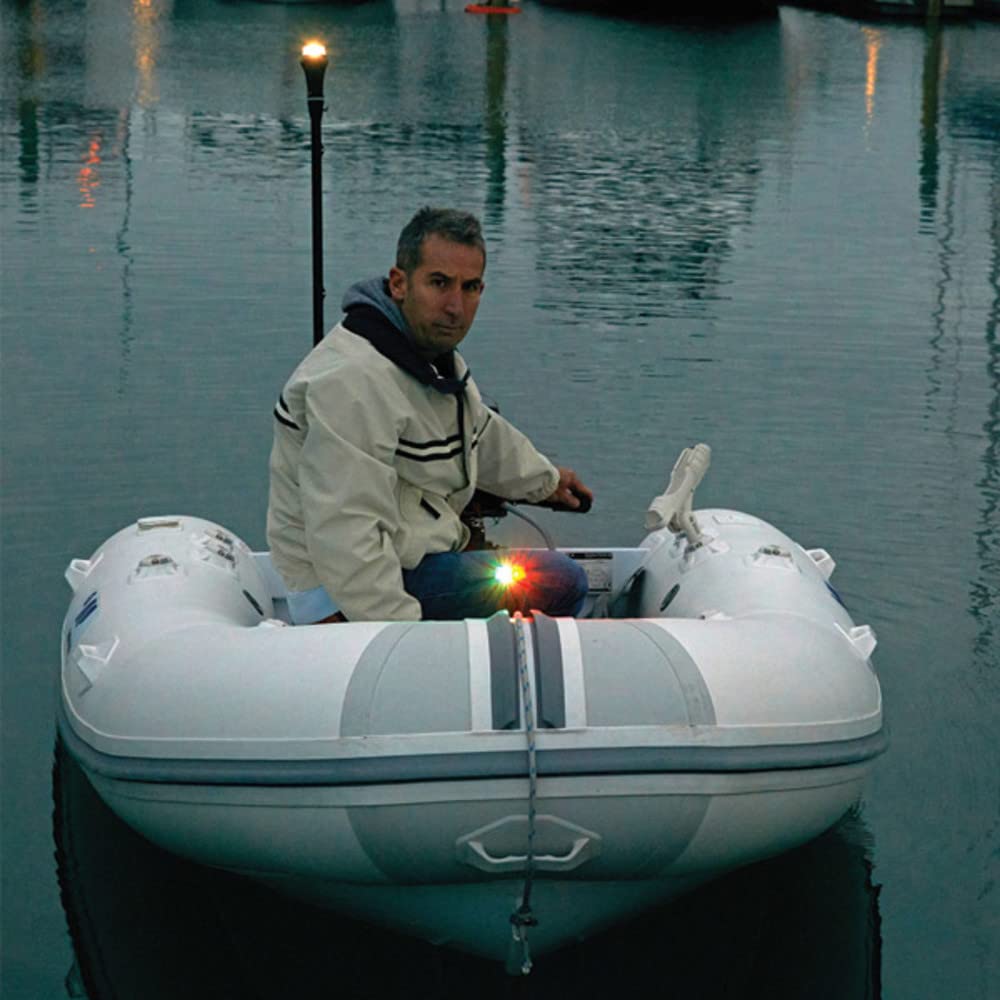 RAILBLAZA 04-4092-11 RAILBLAZA Marine Navigation Light Kit for Kayaks and Boats, Battery Powered, Meets USCG Standards