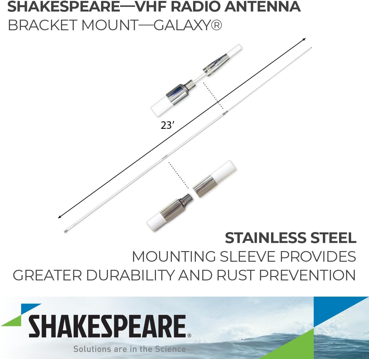 Shakespeare 476 Marine Classic VHF Antenna