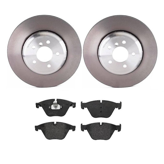 BREMBO KT04390 Brembo KT Series Premium Brake Kit (KT04390) for BMW 535d/535i/640i & Gran Coupe 2011–2019, ActiveHybrid 5 | High-Performance Brake Pads & Rotors | OE Fit