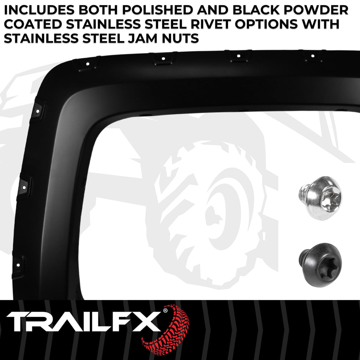 TRAILFX TFC3002S Trailfx TFC3002S POCKET STYLE FLARE SMOOTH SET OF 4