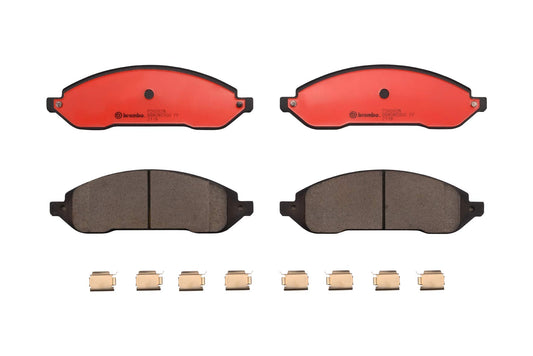 BREMBO P56092N Brembo P56092N Premium Ceramic Front Disc Brake Pad Set FORD USA OE# 3F2Z2001SA