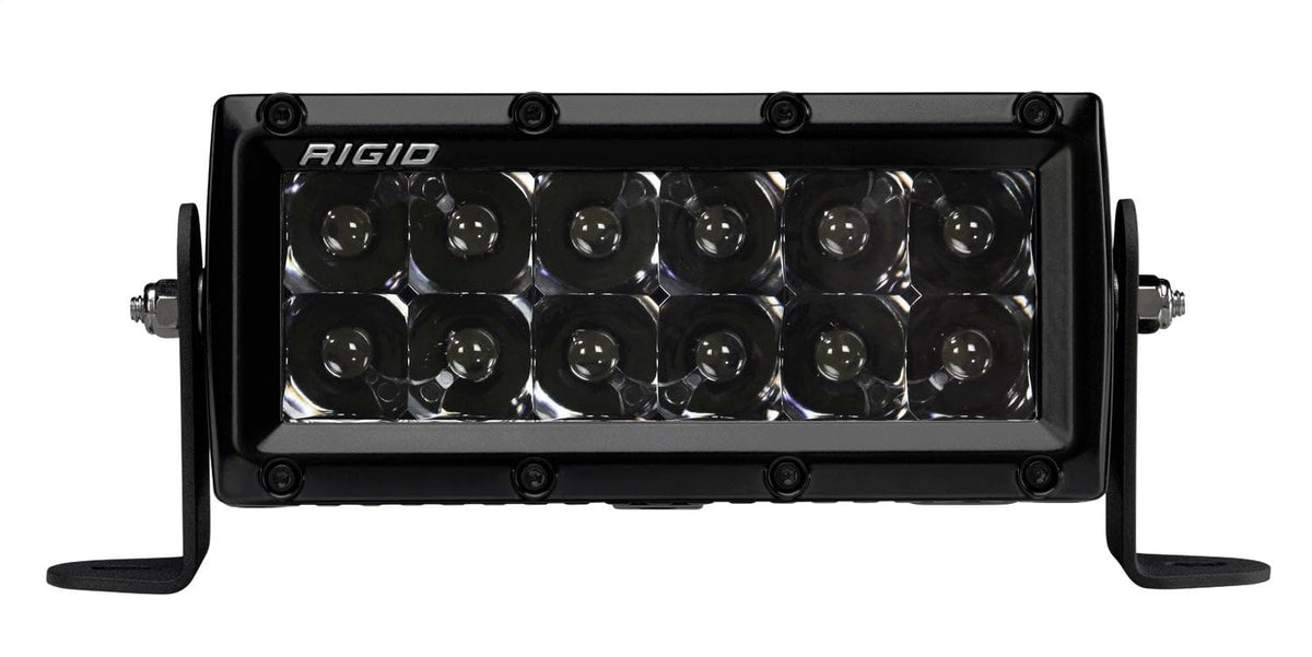 Rigid Industries 106213BLK Rigid Industries E-Series 6 Inch PRO LED Light Bar Spot Midnight Edition