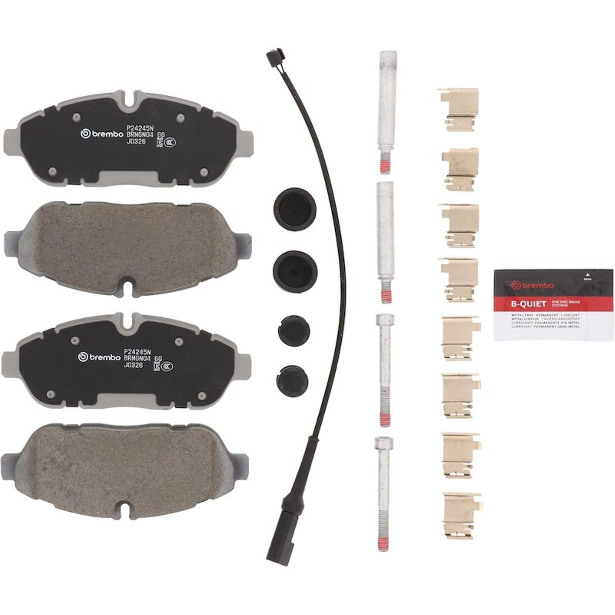 BREMBO P24245N Brembo P24245N DISCBRAKEPADSET NAOCERAMIC