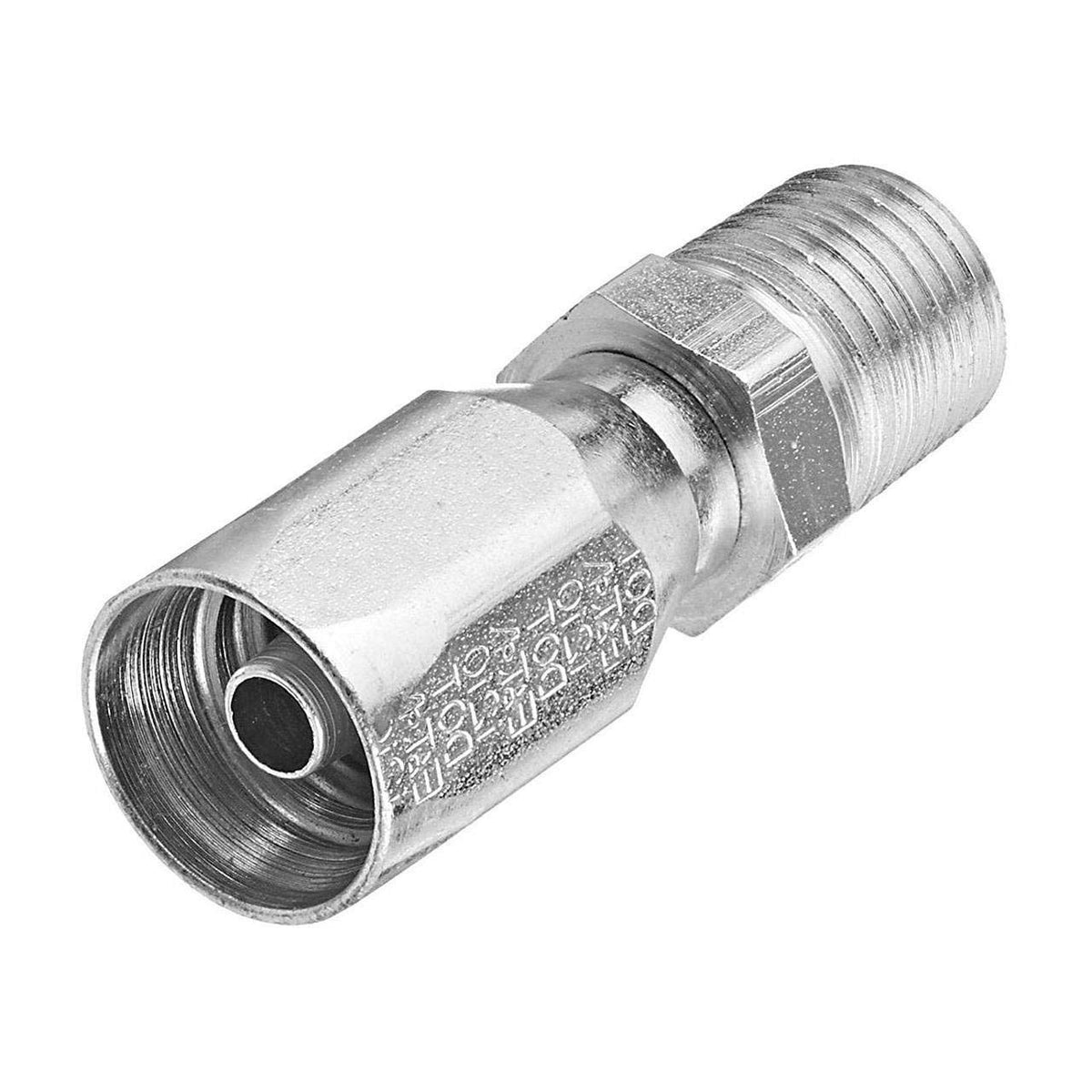 Gates 8C5-8RMP Field Attachable for C5C, C5D and C5M Hose, Male Pipe NPTF, 30 Cone Seat, Steel, 13/32" ID
